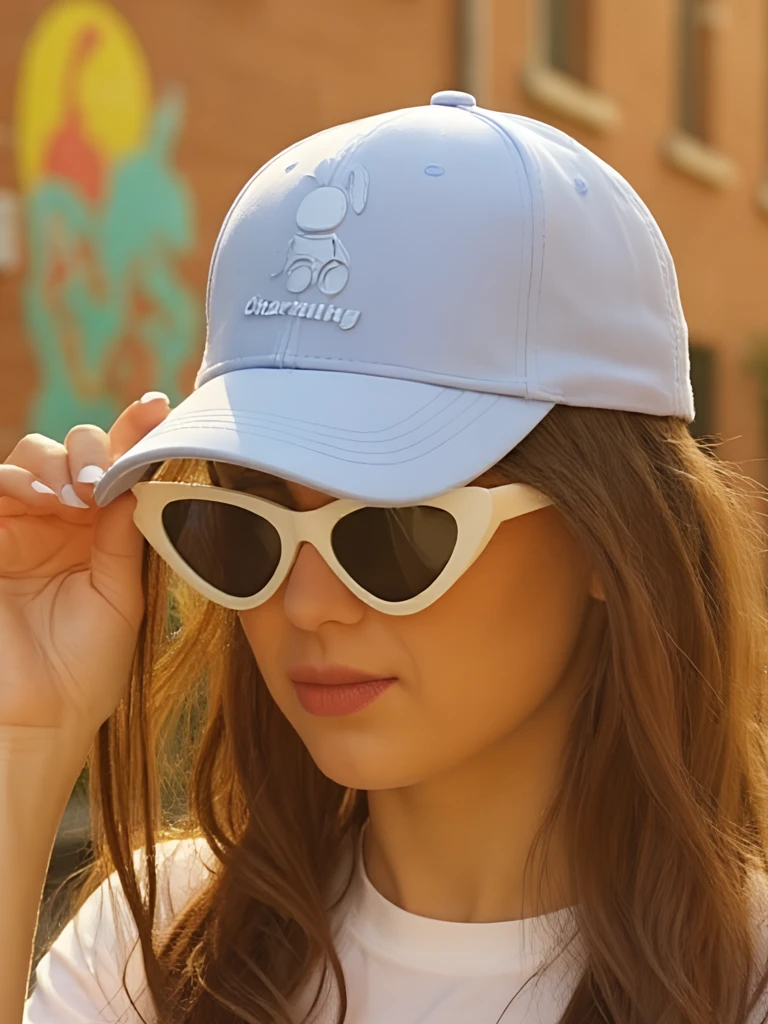 Royalfashion Baseball Cap with Rabbit Wink Patch
