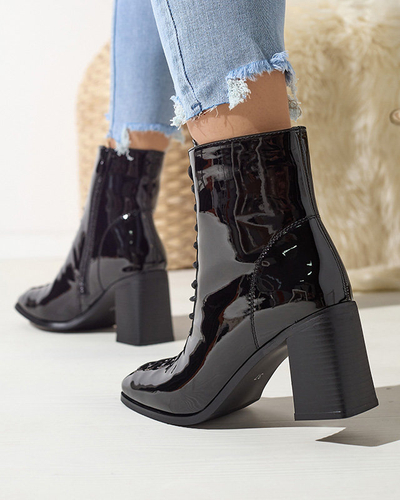 OUTLET Женские черные ботинки Braletti-Footwear