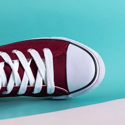 OUTLET Women's maroon high sneakers Skarllet - Footwear