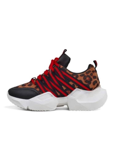 Royalfashion Women's sporty sneakers with a thicker sole Ivvert