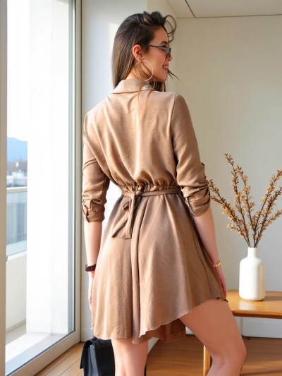 Royalfashion Elegant women's knee-length dress