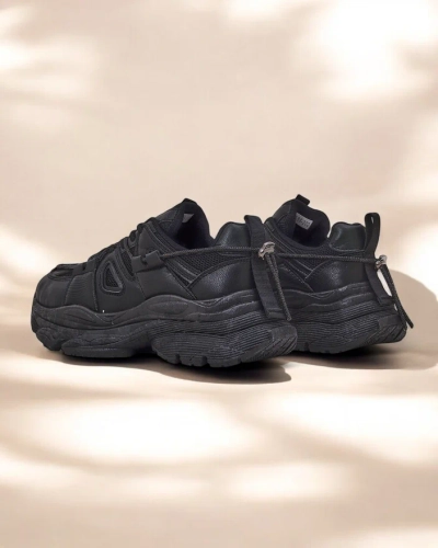 Royalfashion Women's Sneakers on a Thick Sole Reterri
