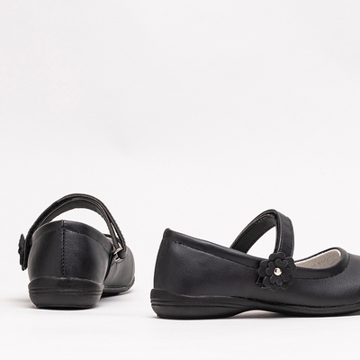 Girls 'black shoes made of eco leather Wemal - Footwear
