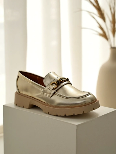 Royalfashion Women's moccasins gold-plated Goldlove