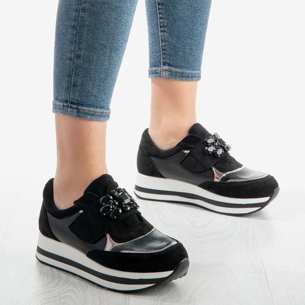 Черные спортивные туфли на платформе Celassema - Обувь