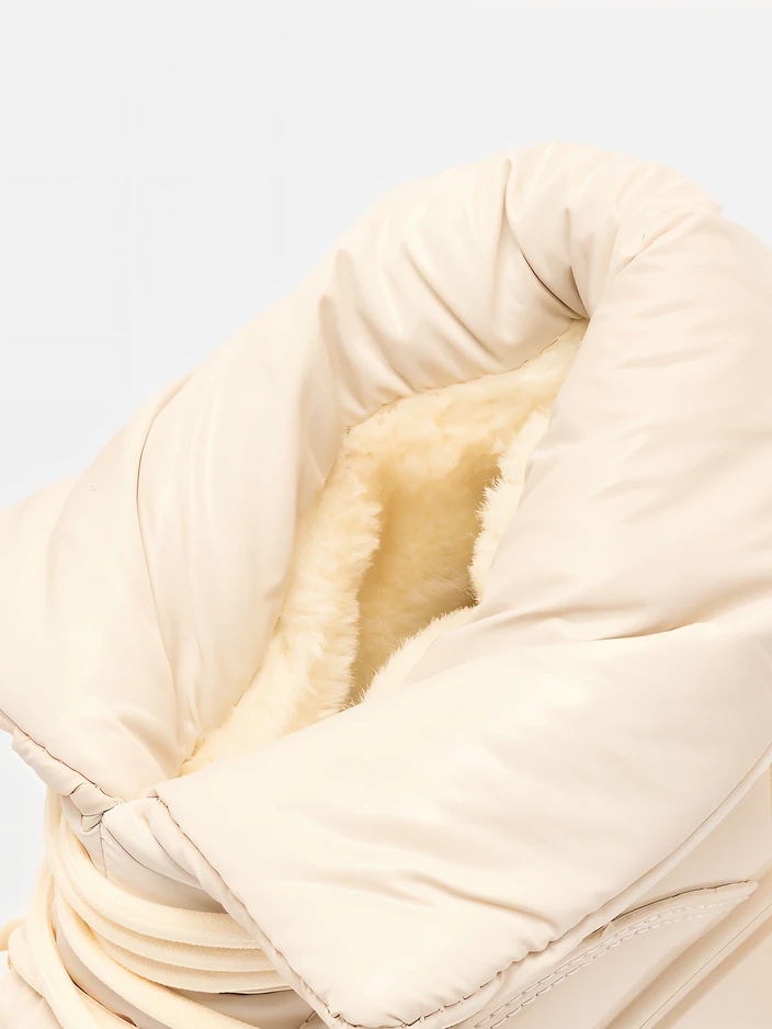 Royalfashion Sieviešu sniega zābaki krēmkrāsā Dabenda