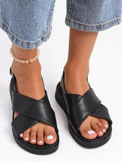 Royalfashion Sieviešu sandales uz grūbas zoles Riva Star