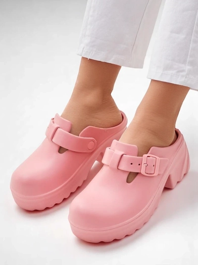 Royalfashion Sieviešu gumijas papēžu sandales Voxones