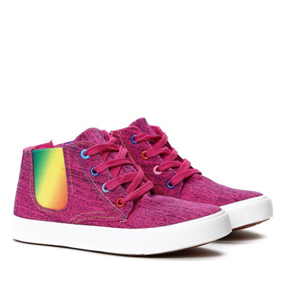 Pink high-top trainers Yamileth- Footwear