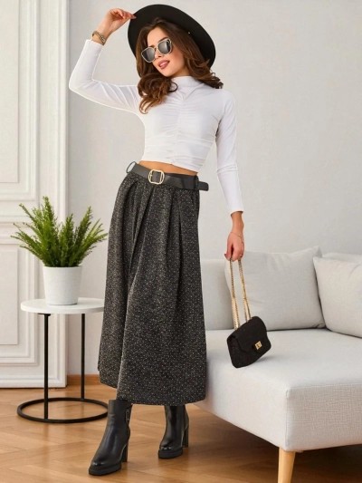 Royalfashion Women's midi skirt