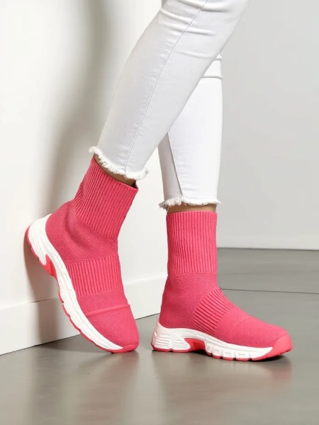 Royalfashion Sieviešu Augstās Sporta Sneakers Leriot