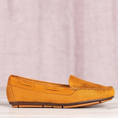 Brown loafers with openwork Eleonora decoration - Footwear 1