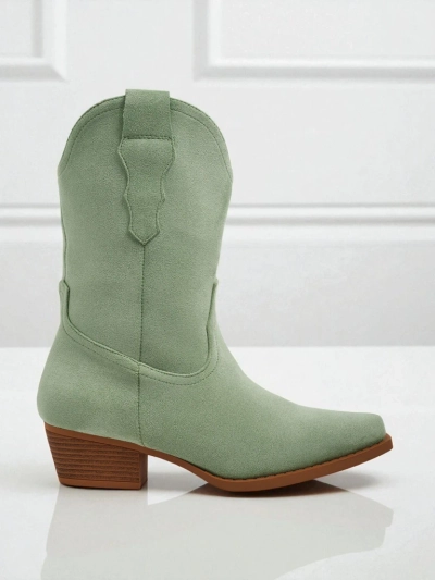 Женские ковбойские ботинки из эко-замши SpireHush