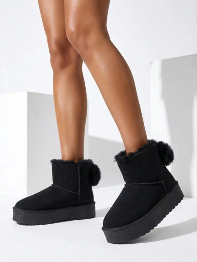 Royalfashion Women's boots a'la snow boots in black Goroggo