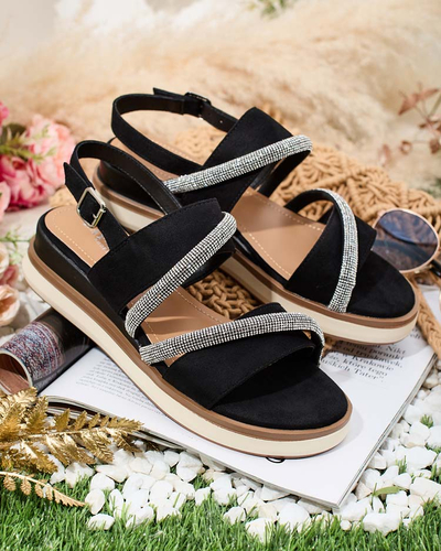 Royalfashion Женские сандалии Obissa на низком каблуке