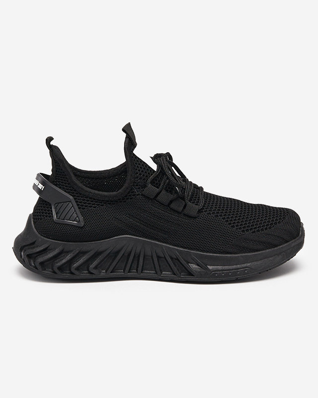 Royalfashion Women's fabric sports shoes in black Ltoti