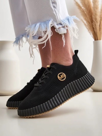 Royalfashion Women's perforated sport sneakers Tobin