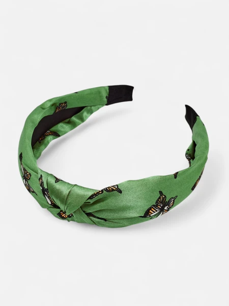 Royalfashion Butterfly Weave Plaid Hairband