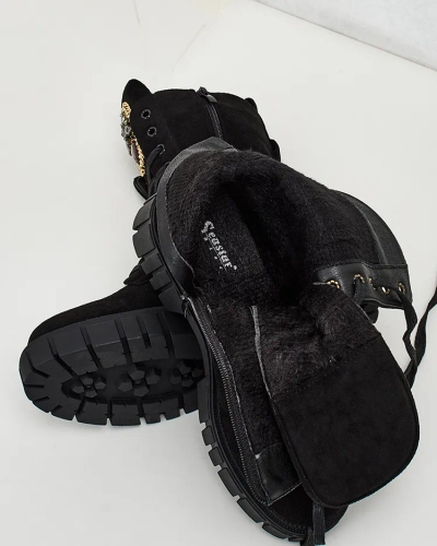 Royalfashion Sieviešu augstie bagger zābaki Suboo