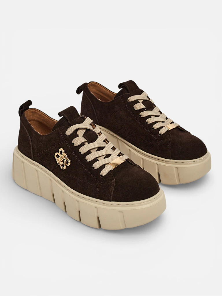 Women's Renos Natural Leather Sport Sneakers