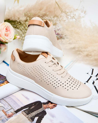 Royalfashion Women's openwork sports shoes Deromias