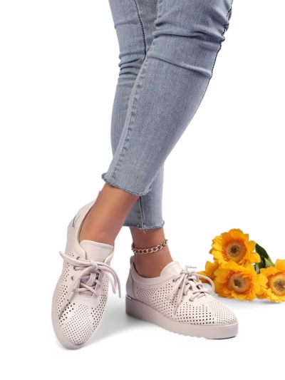 Royalfashion Women's perforated loafers Gofielle