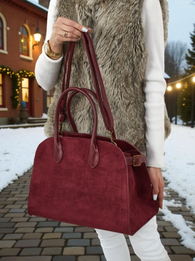 Dorelle Women's Eco Suede Shopper Bag