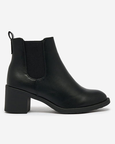 Royalfashion Black women's boots on a post Nanhelyna