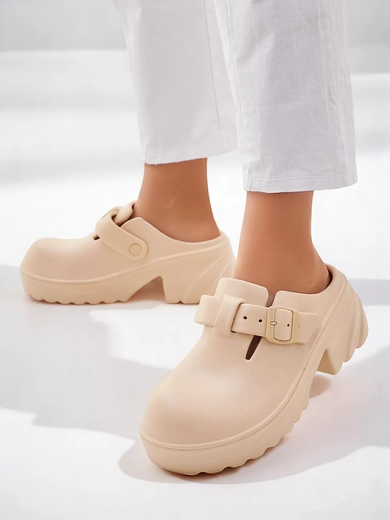 Royalfashion Sieviešu gumijas papēžu sandales Voxones