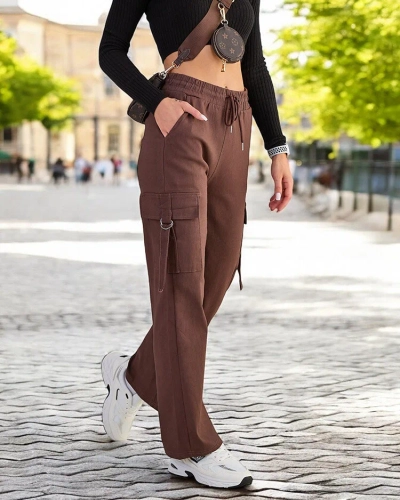 Royalfashion Sieviešu auduma kaujas bikses