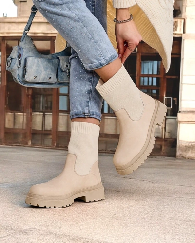 Royalfashion Women's Slip-On Ankle Boots Dorino