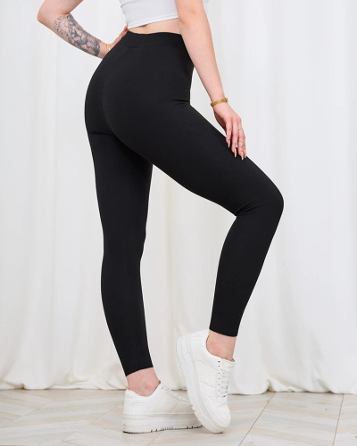 Royalfashion Black insulated women's leggings