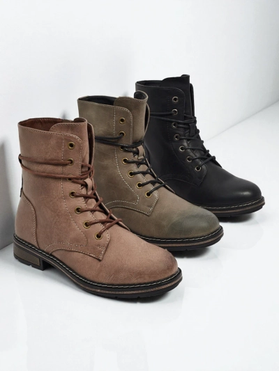 Женские ботинки Ravonna из экокожи на шнуровке