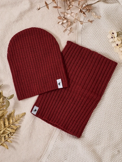 Royalfashion Winter Universal Set- cepure ar kakla gaiteru