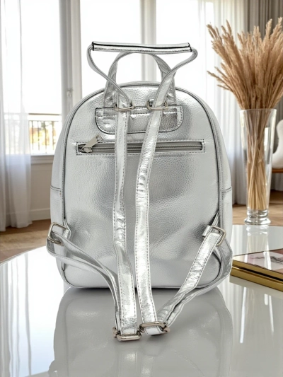 Royalfashion Женский рюкзак из экокожи с полосками Metallic Stripes