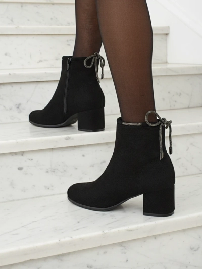 Women's Ornella eco-suede heeled ankle boots
