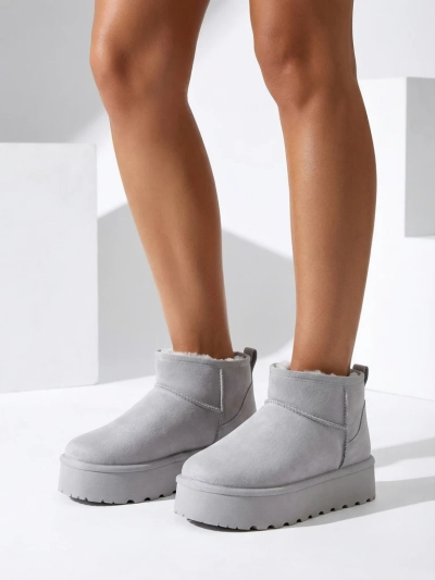 Royalfashion Short snow boots for women Fofio