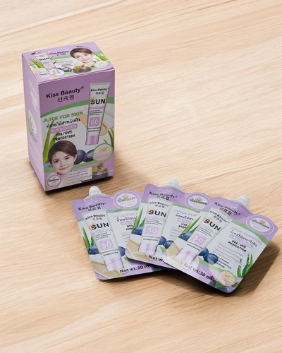 Kiss Beauty Saules aizsargkrēms 50 SPF 30mlx10gab iepakojumā