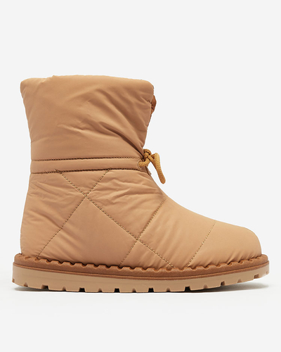 Royalfashion Women's slip-on snow boots in brown Nevonsis