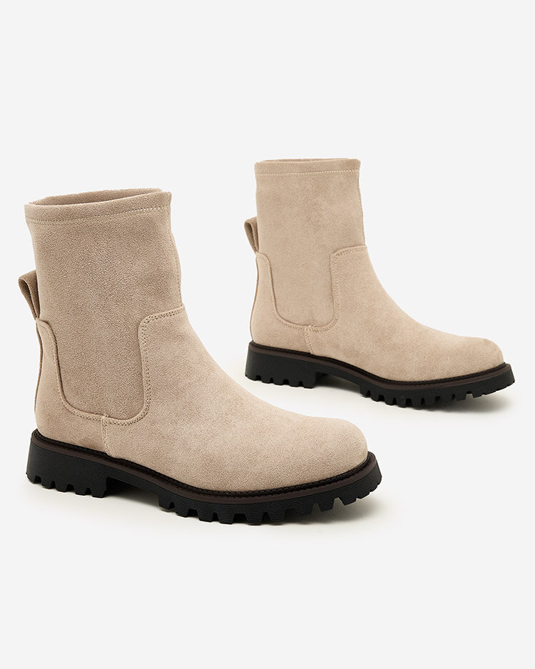 Royalfashion Sieviešu zābaki Gebimma no eko zamšādas