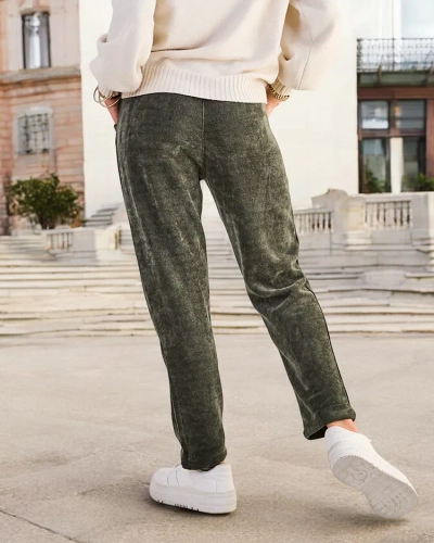 Royalfashion Simple women's corduroy pants