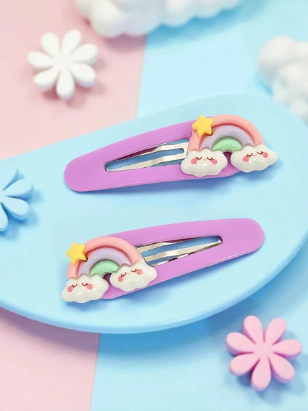 Colorful hair clips Angelicornia