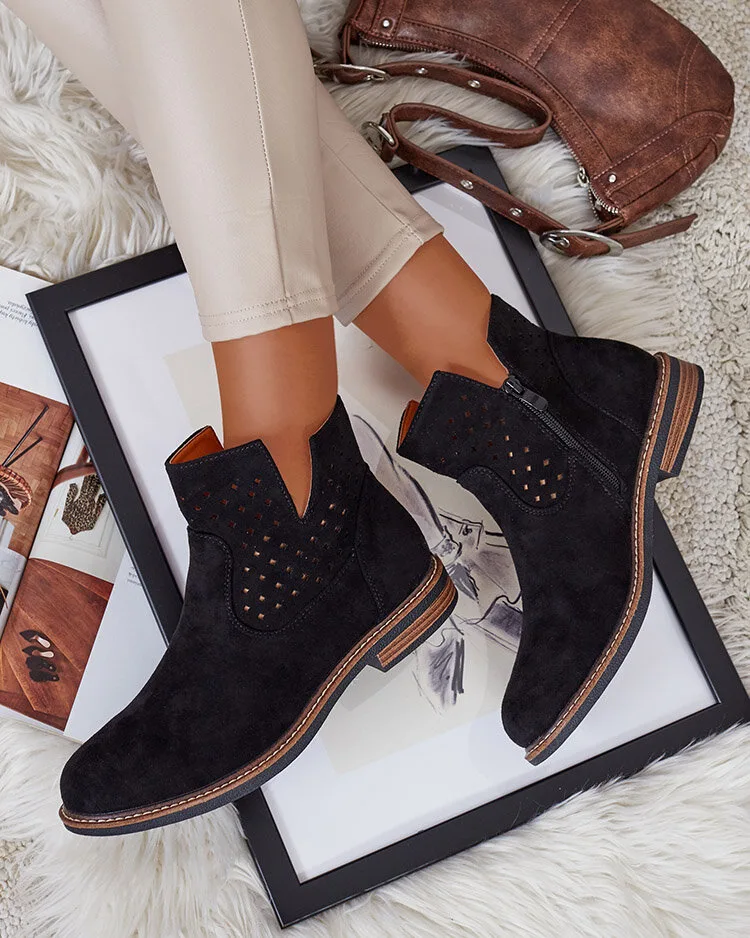 Royalfashion Light brown women's Rito boots