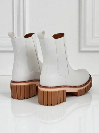 Amber Walk Ankle Boots with Block Heels Made of Eco Nubuck