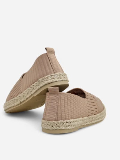 Women's Callisto espadrilles light brown flat heel ecological leather