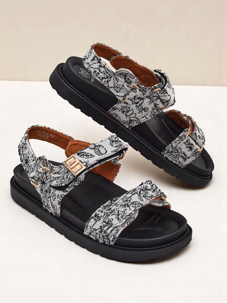 Royalfashion Женские босоножки с принтом алоэ