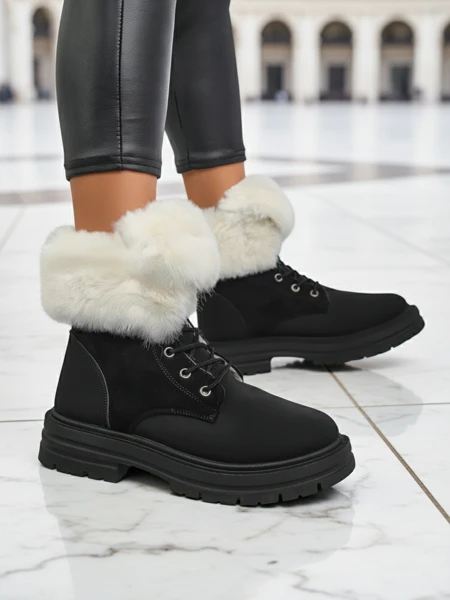 Royalfashion Women's fur-lined ankle boots Nasaha