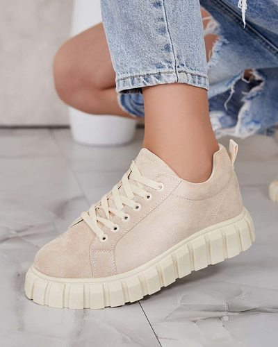 Royalfashion Women's sports shoes on platform moon