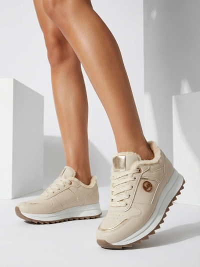 Royalfashion Warmed women's sneakers with fur Boris