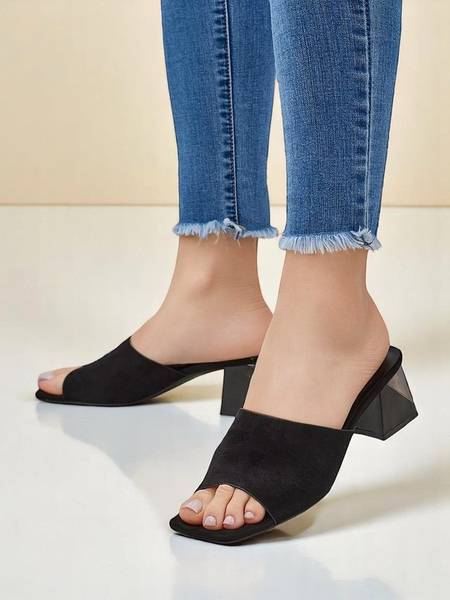 Royalfashion women’s slippers with a decorative heel Vollatie